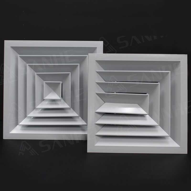 Round & Square Ceiling Diffuser with damper | SANHE | HVAC&R
